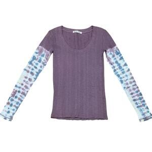 WE THE FREE People Women's Small Misty Mountain Big Sur‎ Tie Dye Long Sleeve Top